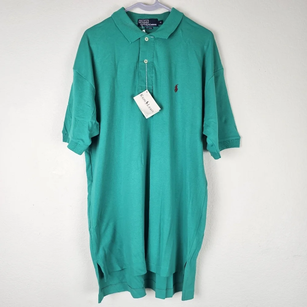 NWT Polo Ralph Lauren Men’s Classic Fit Polo Shirt Green Size XL Preppy